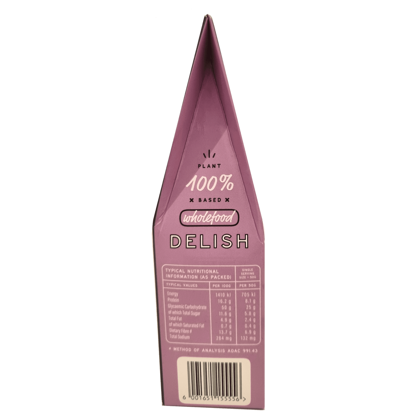 Left panel of Flapjack Mix packaging showing product benefits.